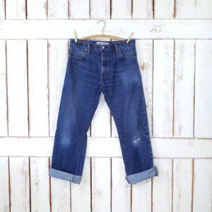 Levis Strauss 517 dark blue denim jeans